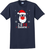 
              2020 Christmas Merry Quarantine Funny Gift Santa Face Mask 7 - Funny T-Shirt
            