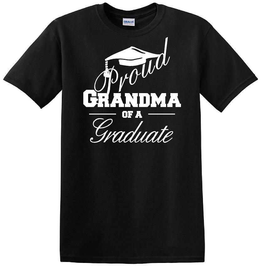 Graduation PROUD GRANDMA \ PARENT of a Graduate - shirt - short sleeved t-shirt