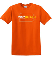 
              YINZBURGH Pittsburgh, PENNSYLVANIA short sleeved shirt  YBS1
            