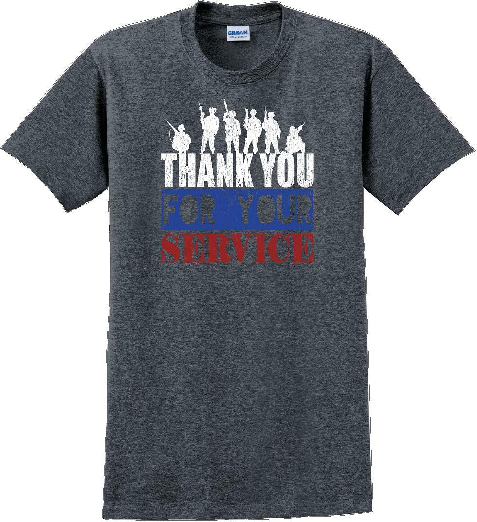 THANK YOU FOR YOUR SERVICE, Veterans day Soldier USA Support T-Shirt