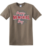 
              Memorial Day shirt burst We Will Always Remember 13 color choices -mds3
            