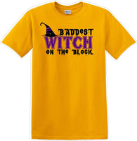 
              Baddest witch on the block - Halloween - Novelty T-shirt
            