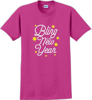 
              Bling in the New Year with stars T-Shirt - New Years Shirt - 12 color choices
            