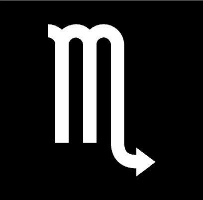Scoprpio Zodiac Sign Horoscope Decal, Sticker, 5