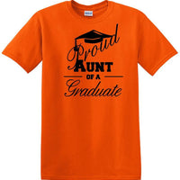Graduation - PROUD AUNT of a Graduate - shirt - short sleeved T-shirt