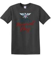 
              Memorial Day shirt  / Eagle We Will Always Remember 13 color choices -mds1
            