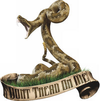
              Don't Tread On Me Die Cut Sticker Laptop Car Window Stickers Gadsden Flag Guns
            
