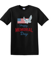 
              Memorial Day shirt Flag Eagle We Will Always Remember 13 color choices -mds2
            