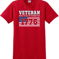 VETERAN PAYING THE BILL SINCE 1776 Veterans day Soldier USA Support T-Shirt