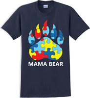 
              Autism Awareness Mama Bear T-Shirt - JC
            