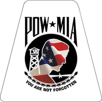 
              POW MIA YANF HELMET TETS TETRAHEDRONS HELMET STICKER WHITE REFLECTIVE
            