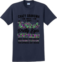
              Crazy Tattooed Grandma T-Shirt - 12 color choices
            