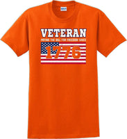 
              VETERAN PAYING THE BILL SINCE 1776 Veterans day Soldier USA Support T-Shirt
            