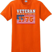 VETERAN PAYING THE BILL SINCE 1776 Veterans day Soldier USA Support T-Shirt