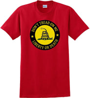
              Don't Tread On Me SHIRT LIBERTY OR DEATH Gadsden Flag 2nd Guns SM-5XL-DTOMS1
            