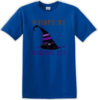 
              WHERES MY WITCHES AT? - Halloween - Novelty T-shirt
            