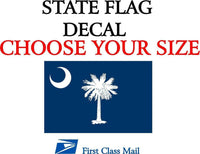 
              SOUTH CAROLINA STATE FLAG, STICKER, DECAL 5YR VINYL State Flag of South Carolina
            