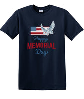 
              Memorial Day shirt Flag Eagle We Will Always Remember 13 color choices -mds2
            