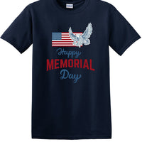 Memorial Day shirt Flag Eagle We Will Always Remember 13 color choices -mds2