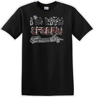 
              I'M WITH CREEPY POINTING LEFT - Halloween - Novelty T-shirt
            