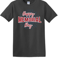 Memorial Day shirt burst We Will Always Remember 13 color choices -mds3