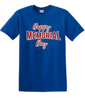 
              Memorial Day shirt burst We Will Always Remember 13 color choices -mds3
            
