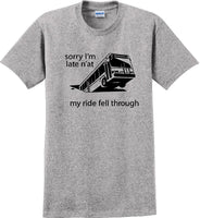 
              Pittsburgh Bus in Sinkhole, dahntahn n'at funny T-Shirt
            