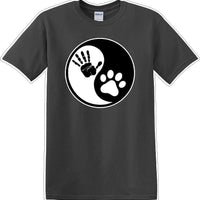 Yin Yang Work Dog - Dog- Novelty T-shirt