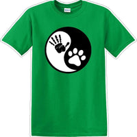 Yin Yang Work Dog - Dog- Novelty T-shirt