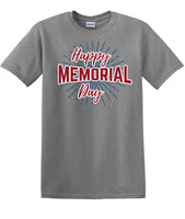 
              Memorial Day shirt burst We Will Always Remember 13 color choices -mds3
            