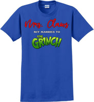 
              Mrs Claws but married to the - Christmas Day T-Shirt - 12 color choices
            