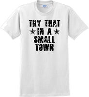 
              Try That in a Small Town T-Shirt Distressed  Country Music Gift
            