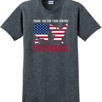 THANK YOU FOR YOUR SERVICE, Veterans day Soldier USA Support T-Shirt