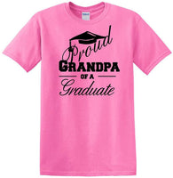 
              Graduation PROUD GRANDPA \ PARENT of a Graduate - shirt - short sleeved T-shirt
            