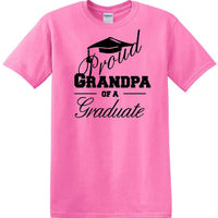 Graduation PROUD GRANDPA \ PARENT of a Graduate - shirt - short sleeved T-shirt