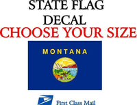 
              MONTANA STATE FLAG, STICKER, DECAL, 5 YR VINYL State Flag of Montana
            