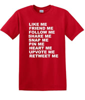 
              Social Media - So Many Ways to Share! - Fun shirt - T-shirt TSM04
            
