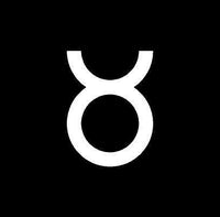 
              Taurus Zodiac Sign Horoscope Decal, Sticker, 5"in 3M White 5yr Vinyl
            