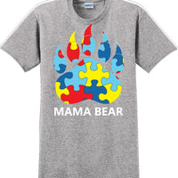 Autism Awareness Mama Bear T-Shirt - JC