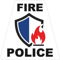 
              FIRE POLICE  HELMET TETS TETRAHEDRONS HELMET STICKER REFLECTIVE
            