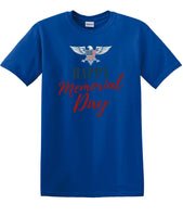 
              Memorial Day shirt  / Eagle We Will Always Remember 13 color choices -mds1
            