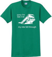 
              Pittsburgh Bus in Sinkhole, dahntahn n'at funny T-Shirt
            