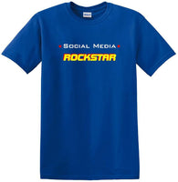 
              Social Media Rockstar - Funny shirt - short sleeved T-shirt TSM11
            