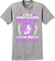 
              If Love is as sweet as a flower then my Mother is sweet  - Mother's Day TShirt
            