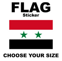
              Flag of Syrian Arab Republic , STICKER, DECAL, 5 YR VINYL
            