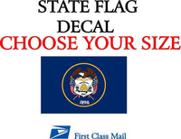 
              UTAH STATE FLAG, STICKER, DECAL, 5 YR VINYL State Flag of Utah
            