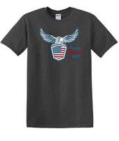 
              Memorial Day shirt eagle shield We Will Always Remember 13 color choices -mds7
            