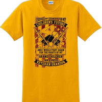 I Served My Country Veteran Grandpa, Veterans day Soldier USA Support T-Shirt