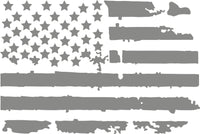 
              Ford f150 f250 f350 Back Window Distressed American Flag Decal 2015-2024
            