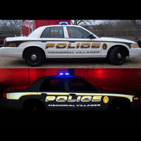 
              FIRE POLICE  HELMET TETS TETRAHEDRONS HELMET STICKER REFLECTIVE
            